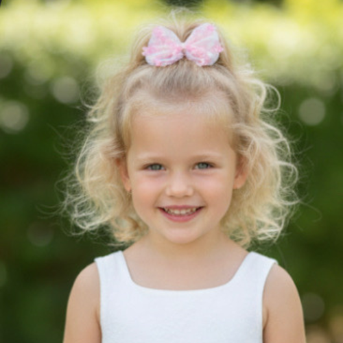 Flower Bow Headband