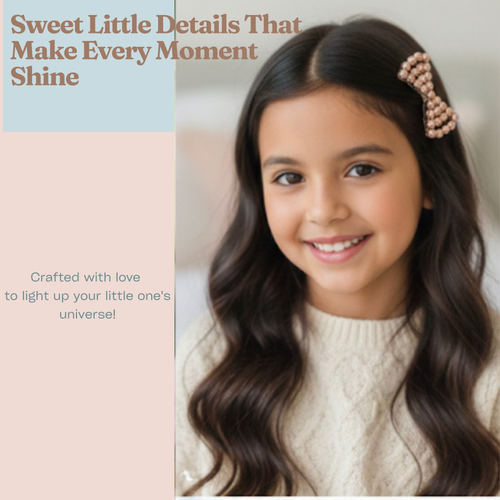  a decorative hair clip,  making girls shine.